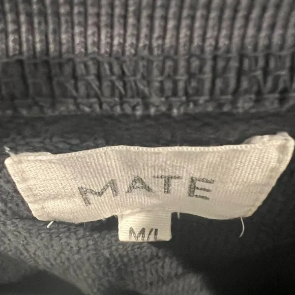 MATE The Label Organic Fleece Oversized Sweatshirt M/L - Picture 4 of 5
